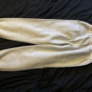 Source Unknown Light Gray Women's Pajama Jogger Pants